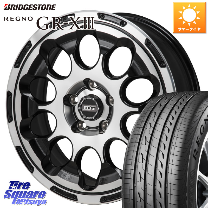 Japan三陽 ボトムガルシア CHRONO クロノ 17 X 7.0J +45 5穴 114.3 ブリヂストン REGNO GR-X3 GRX3 GR-XIII レグノ サマータイヤ 205/45R17