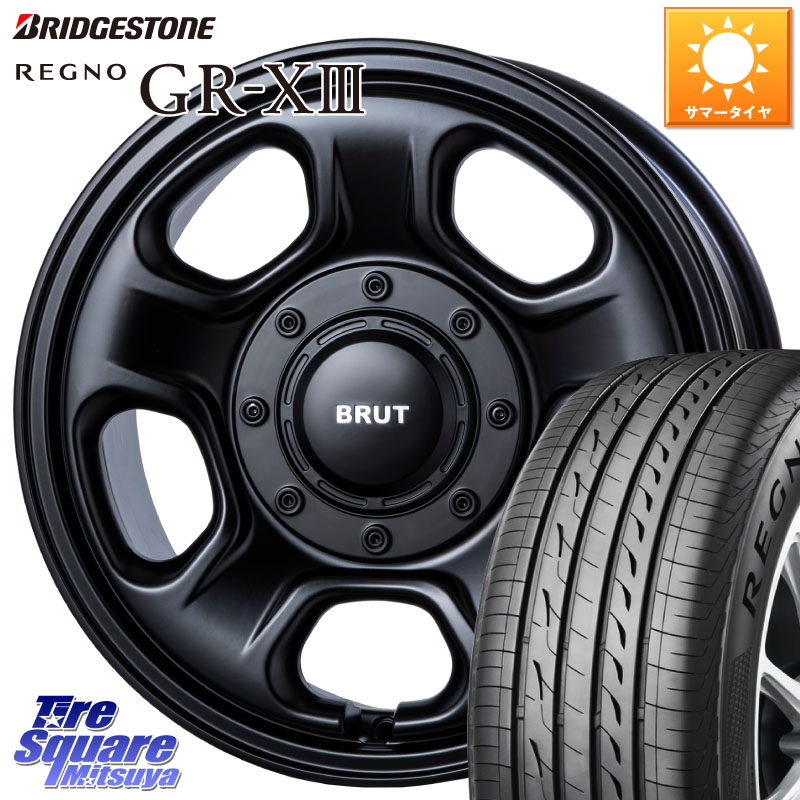 ブリヂストン REGNO GR-X3 GRX3 GR-XIII レグノ サマータイヤ 215/55R16BRUT ブルート BR-33 BR33 ホイール 16インチ 16X6.5J 30 5穴 114.3|タイヤスクエアミツヤ