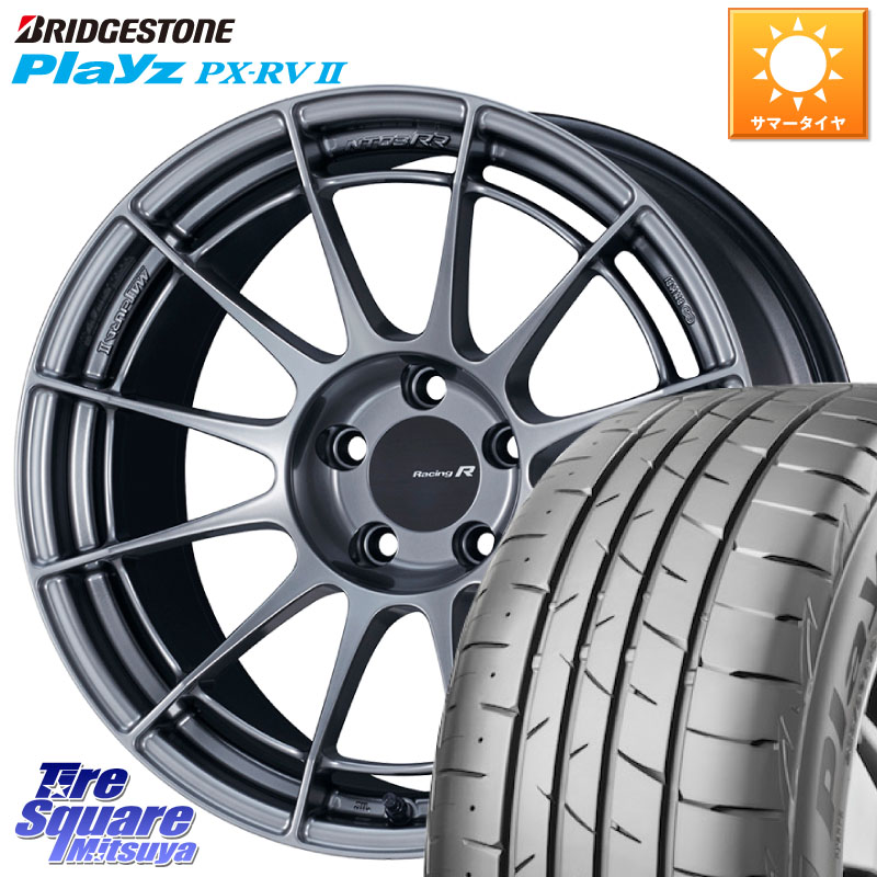 ブリヂストン プレイズ Playz PX-RV2 サマータイヤ 215/60R17ENKEI エンケイ Racing Revolution NT03RR ホイール 17X7.5J 50 5穴 114.3 C-HR ZR-V RV系ヴェゼル RC系オデッセイ後期 CX-30 MX-30|タイヤスクエアミツヤ