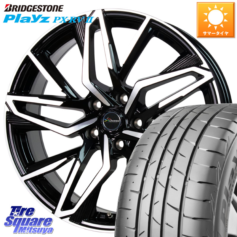HotStuff Chronus CH-112 クロノス CH112 ホイール 19インチ 19 X 8.0J +35 5穴 114.3 ブリヂストン プレイズ Playz PX-RV2 サマータイヤ 245/40R19 30系アルファード 30系ヴェルファイア 20系アルファード