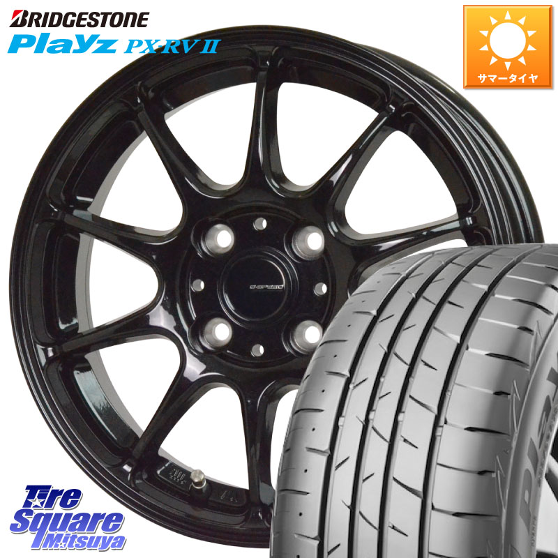 HotStuff G.SPEED G-07 ホイール 16インチ ジースピード 16 X 6.0J +43 4穴 100 ブリヂストン プレイズ Playz PX-RV2 サマータイヤ 215/65R16