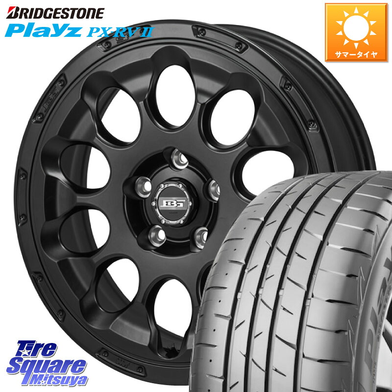 KOSEI BOTTOM GARCIA CHRONO ホイール 17インチ 17 X 7.0J +45 5穴 114.3 ブリヂストン プレイズ Playz PX-RV2 サマータイヤ 225/55R17 MAZDA6 10系アルファード の商品写真