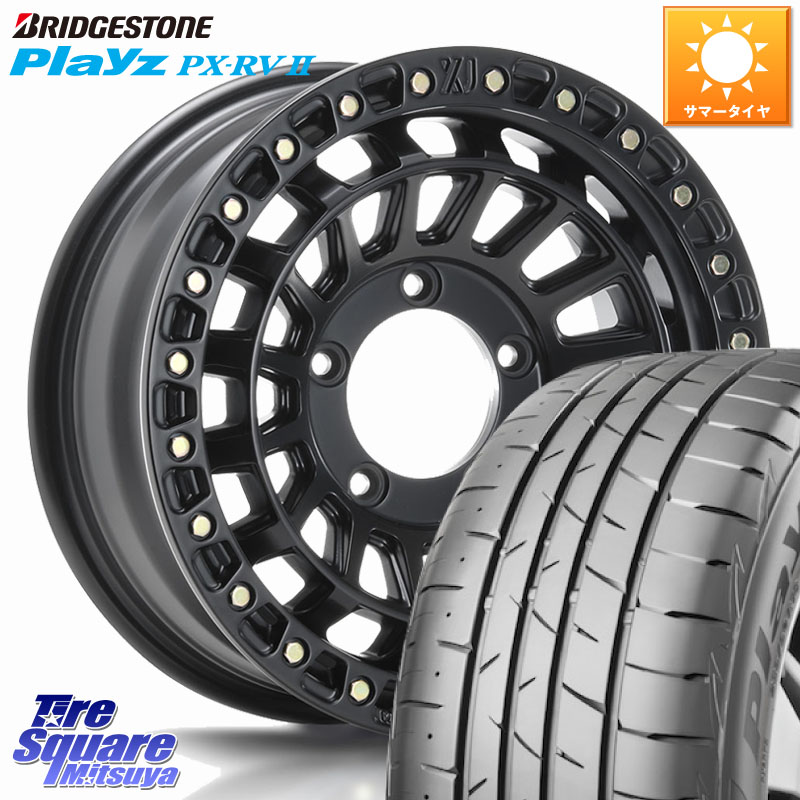MLJ XJ08 XTREME-J ホイール 16インチ 16 X 5.5J +20 5穴 139.7 ブリヂストン プレイズ Playz PX-RV2 サマータイヤ 215/65R16 ジムニー専用(要オーバーフェンダー等)
