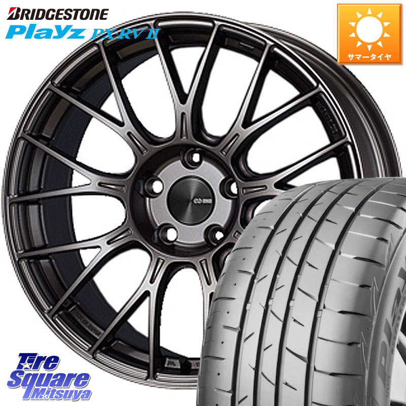 ENKEI エンケイ PerformanceLine PFM1 19インチ 19 X 8.0J +40 5穴 114.3 ブリヂストン プレイズ Playz PX-RV2 サマータイヤ 245/40R19 30系アルファード 30系ヴェルファイア 10系カローラクロス 20系アルファード