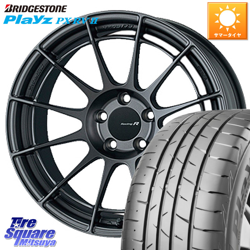 ENKEI エンケイ Racing Revolution NT03RR GM ホイール 17 X 7.0J +48 5穴 114.3 ブリヂストン プレイズ Playz PX-RV2 サマータイヤ 215/55R17 ヤリスクロス CX-3 RC系オデッセイ前期