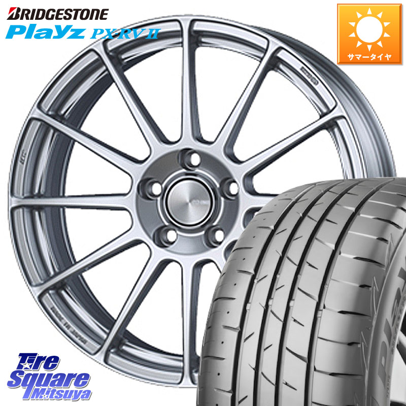 ENKEI エンケイ PerformanceLine PF03 ホイール 16 X 6.5J +45 4穴 100 ブリヂストン プレイズ Playz PX-RV2 サマータイヤ 205/55R16 E13オーラ