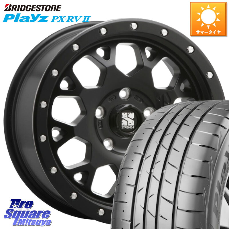 ブリヂストン プレイズ Playz PX-RV2 サマータイヤ 205/60R16MLJ XJ04 XTREME-J エクストリームJ ホイール 16インチ 16X7.0J 35 5穴 114.3 SAI インサイト｜タイヤスクエアミツヤ 100,040円