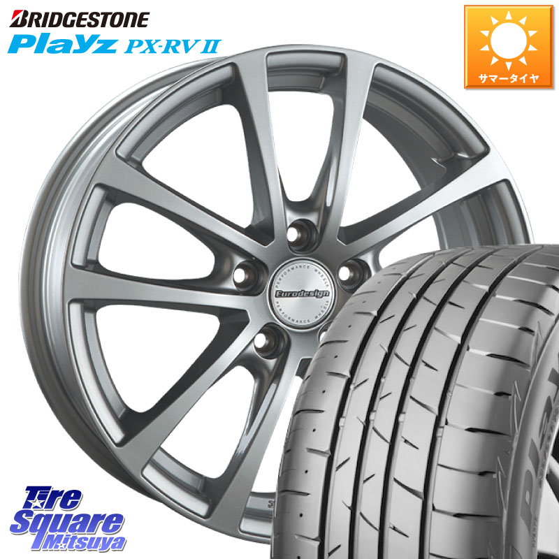 阿部商会 EuroDesign FOX-RF ホイール 15インチ 15 X 6.5J(VW GOLF7 AU) +45 5穴 112 ブリヂストン プレイズ Playz PX-RV2 サマータイヤ 195/65R15 フォルクスワーゲン ゴルフ7 フォルクスワーゲン ゴルフ8
