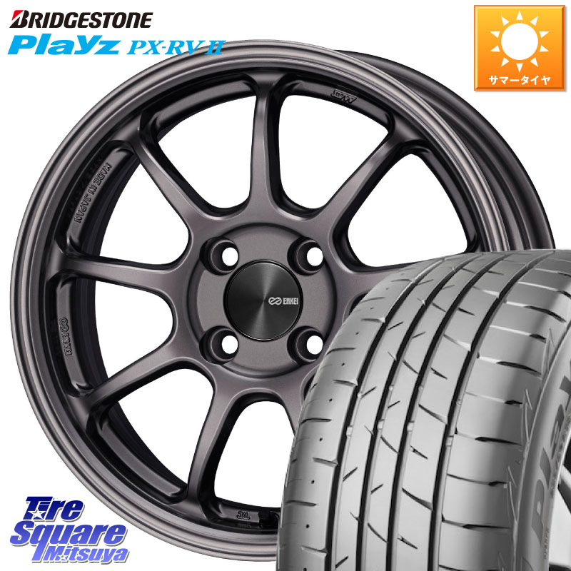 ENKEI PerformanceLine PF09 ホイール 4本 16インチ 16 X 6.5J +38 4穴 100 ブリヂストン プレイズ Playz PX-RV2 サマータイヤ 205/65R16