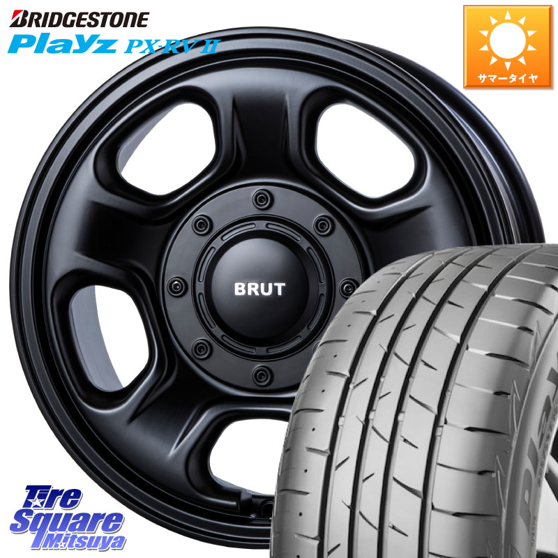BRUT ブルート BR-33 BR33 ホイール 16インチ 16 X 6.5J +30 5穴 114.3 ブリヂストン プレイズ Playz PX-RV2 サマータイヤ 215/65R16 30系ヴェルファイア 20系アルファード 104,258円