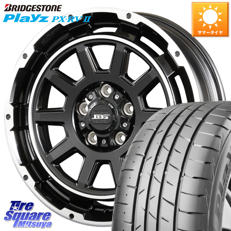 KOSEI ボトムガルシア ディグレ ホイール 17 X 7.0J +40 5穴 114.3 ブリヂストン プレイズ Playz PX-RV2 サマータイヤ 225/60R17 30系アルファード 30系ヴェルファイア デリカD:5 SL系フォレスター