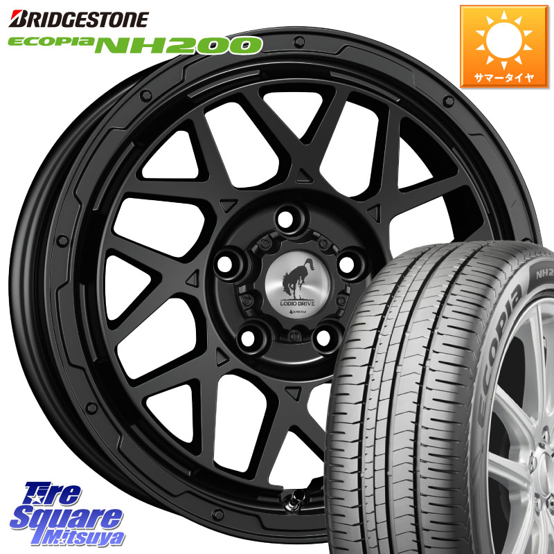 ブリヂストン ECOPIA NH200 エコピア サマータイヤ 205/55R16SUPER STAR LODIO DRIVE ロディオドライブ 8M MONO モノ 16X7.0J 42 5穴 114.3 GRヤリスRSノーマルキャリパー リーフ LEAF 日産 オーリス カローラルミオン IS レクサス｜タイヤスクエアミツヤ