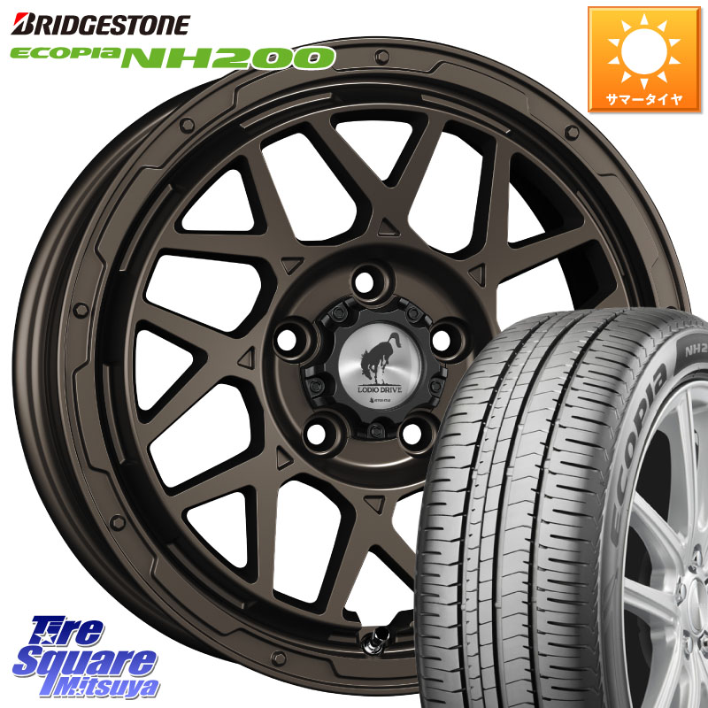 SUPER STAR LODIO DRIVE ロディオドライブ 8M MONO モノ 16 X 7.0J +42 5穴 114.3 ブリヂストン ECOPIA NH200 エコピア サマータイヤ 205/65R16 ヤリスクロス 10系アルファード 70系カムリ