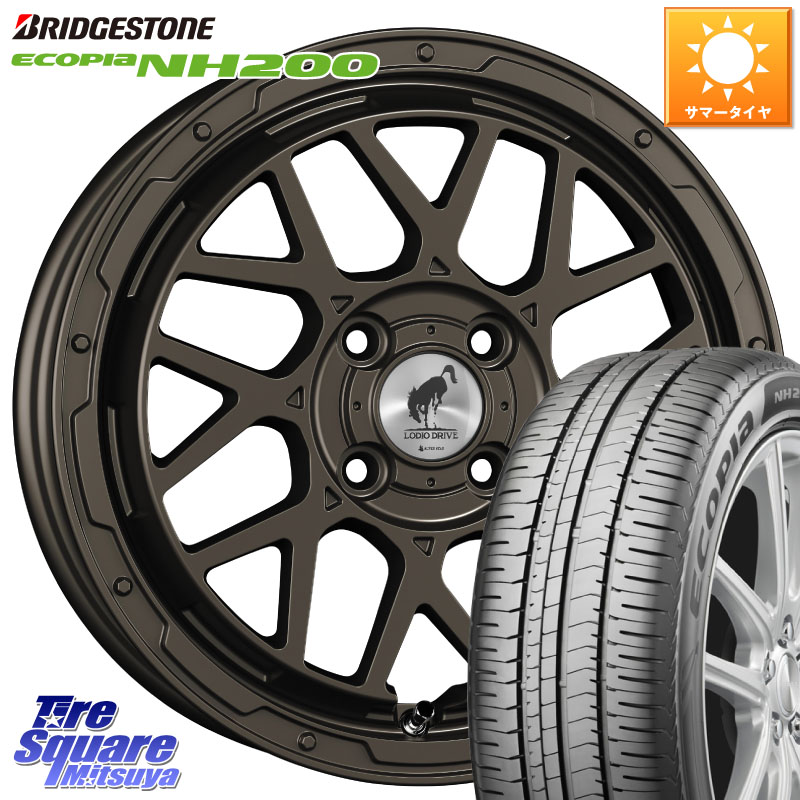 ブリヂストン ECOPIA NH200 エコピア サマータイヤ 205/65R16SUPER STAR LODIO DRIVE ロディオドライブ 8M MONO モノ 16インチ 16X6.0J 42 4穴 100 ロッキー ガソリン車 4穴 ライズ ガソリン車 4穴｜タイヤスクエアミツヤ 102,085円