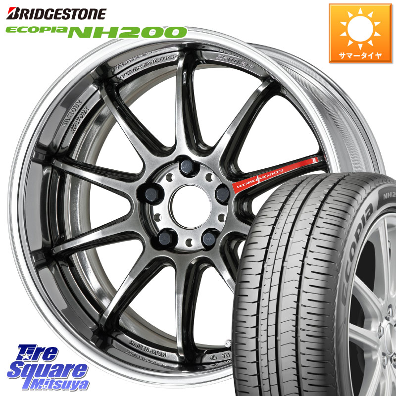 WORK EMOTION ZR10 L Disk GTK 18インチ 2ピース 18 X 8.0J +40 5穴 114.3 ブリヂストン ECOPIA NH200 エコピア サマータイヤ 215/45R18 プリウスアルファ