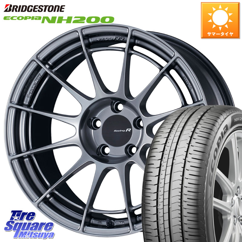 ENKEI エンケイ Racing Revolution NT03RR ホイール 17 X 7.0J +48 5穴 114.3 ブリヂストン ECOPIA NH200 エコピア サマータイヤ 215/50R17 プリウスアルファ FL系シビック MAZDA3 レヴォーグ