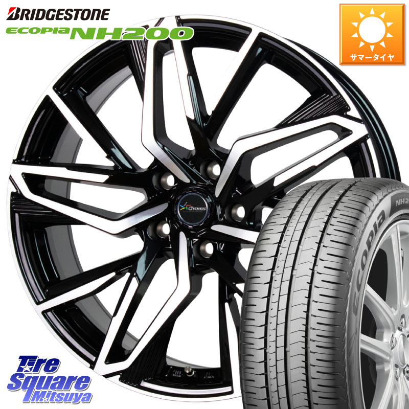 ブリヂストン ECOPIA NH200 エコピア サマータイヤ 205/65R16HotStuff Chronus CH-112 クロノス CH112 ホイール 16インチ 16X6.5J 50 5穴 114.3 WR-V エスティマ｜タイヤスクエアミツヤ