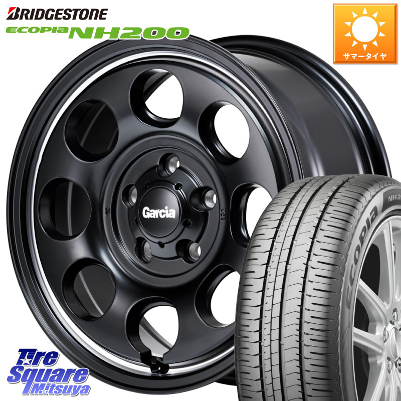 ブリヂストン ECOPIA NH200 エコピア サマータイヤ 195/55R16MANARAY MID Garcia Palm8 ガルシア パーム8 ホイール 16インチ 16X7.0J 40 5穴 114.3|タイヤスクエアミツヤ