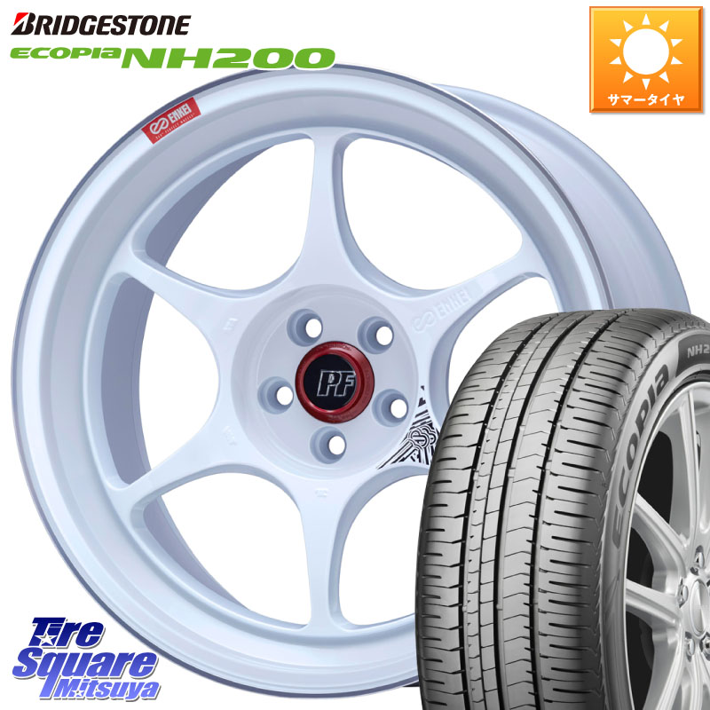 ブリヂストン ECOPIA NH200 エコピア サマータイヤ 215/50R17ENKEI エンケイ PerformanceLine PF06 ホイール 17インチ 17X7.5J 45 5穴 100 エクシーガ|タイヤスクエアミツヤ
