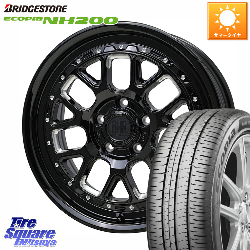 HotStuff BARKLEY HARDROCK HURON ハードロック ヒューロン ホイール 16インチ 16 X 7.0J +38 5穴 114.3 ブリヂストン ECOPIA NH200 エコピア サマータイヤ 195/50R16