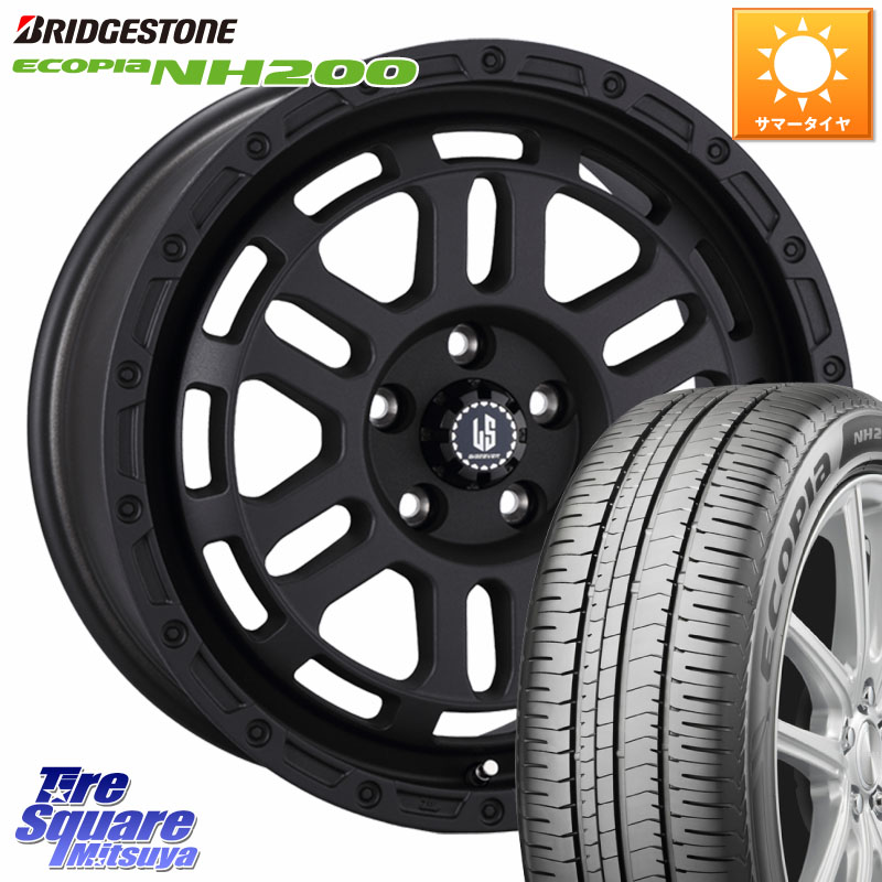 ブリヂストン ECOPIA NH200 エコピア サマータイヤ 225/45R18阿部商会 LA STRADA DISCOVER ホイール 18インチ 18X8.0J 40 5穴 114.3 ステージア 日産 HS レクサス RX-8 MAZDA クラウンハイブリッド 220・H20系 クラウン 220系 インサイト|タイヤスクエアミツヤ