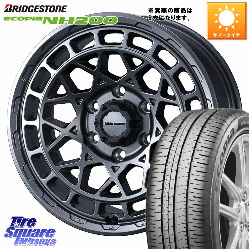 WEDS MUDVANCE X TYPE M ホイール 17インチ マッドヴァンス 17 X 7.0J +38 5穴 114.3 ブリヂストン ECOPIA NH200 エコピア サマータイヤ 225/55R17 10系アルファード