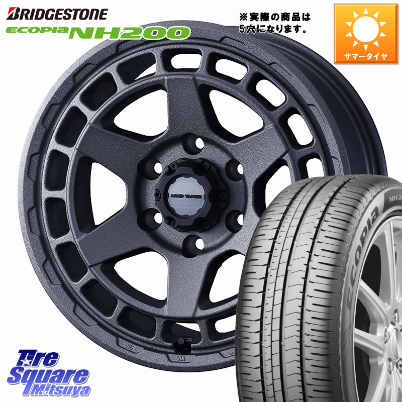 WEDS MUDVANCE X TYPE S ホイール 17インチ マッドヴァンス 17 X 7.0J +38 5穴 114.3 ブリヂストン ECOPIA NH200 エコピア サマータイヤ 225/55R17 10系アルファード