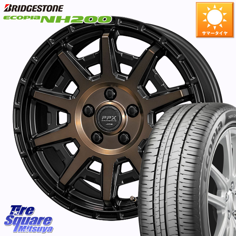KYOHO PPX D10X ホイール 17インチ 17 X 7.0J +35 5穴 114.3 ブリヂストン ECOPIA NH200 エコピア サマータイヤ 225/50R17