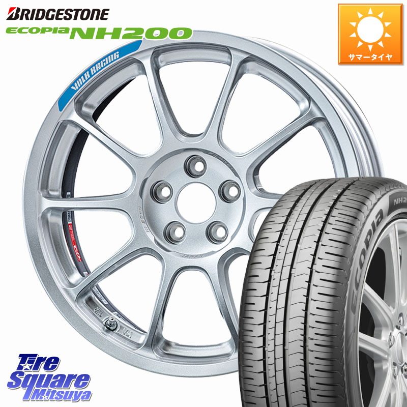 RAYS 【欠品次回要問合せ】 ZE40 Club Racer GR86/BRZ Cup専用 VOLK RACING 鍛造 ホイール 17インチ 17 X 7.5J +44 5穴 100 ブリヂストン ECOPIA NH200 エコピア サマータイヤ 225/45R17 210系カローラスポーツ BRZ・86・GR86
