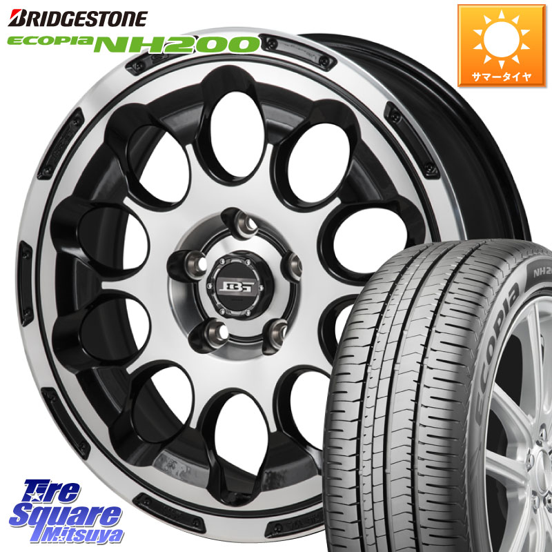 ブリヂストン ECOPIA NH200 エコピア サマータイヤ 215/50R17KOSEI BOTTOM GARCIA CHRONO ホイール 17インチ 17X6.5J 45 5穴 100 ウィッシュ WISH｜タイヤスクエアミツヤ