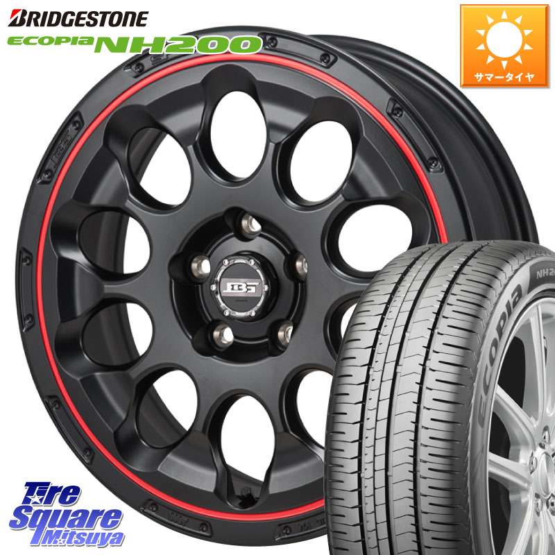 KOSEI BOTTOM GARCIA CHRONO レッドリム ホイール 17インチ 17 X 7.0J +38 5穴 114.3 ブリヂストン ECOPIA NH200 エコピア サマータイヤ 225/55R17 10系アルファード