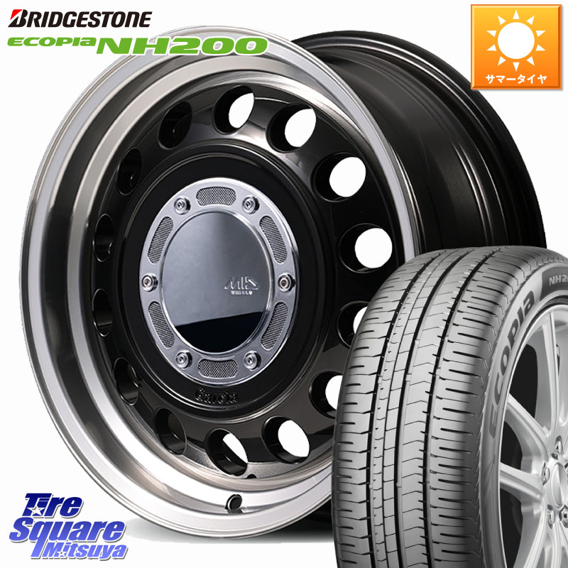 MANARAY MID GARCIA CISCO Type2 ホイール 16インチ 16 X 6.5J +40 5穴 114.3 ブリヂストン ECOPIA NH200 エコピア サマータイヤ 195/50R16 102,911円