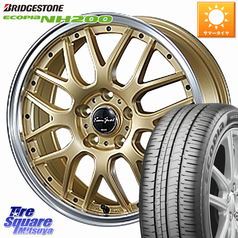ブリヂストン ECOPIA NH200 エコピア サマータイヤ 205/55R16BLEST EuroSport Type815 ホイール 16インチ 16X6.0J 43 5穴 100 50系プリウス BRZ/86/GR86 プリウス・プリウスPHV CT レクサス 86 ハチロク インプレッサ|タイヤスクエアミツヤ