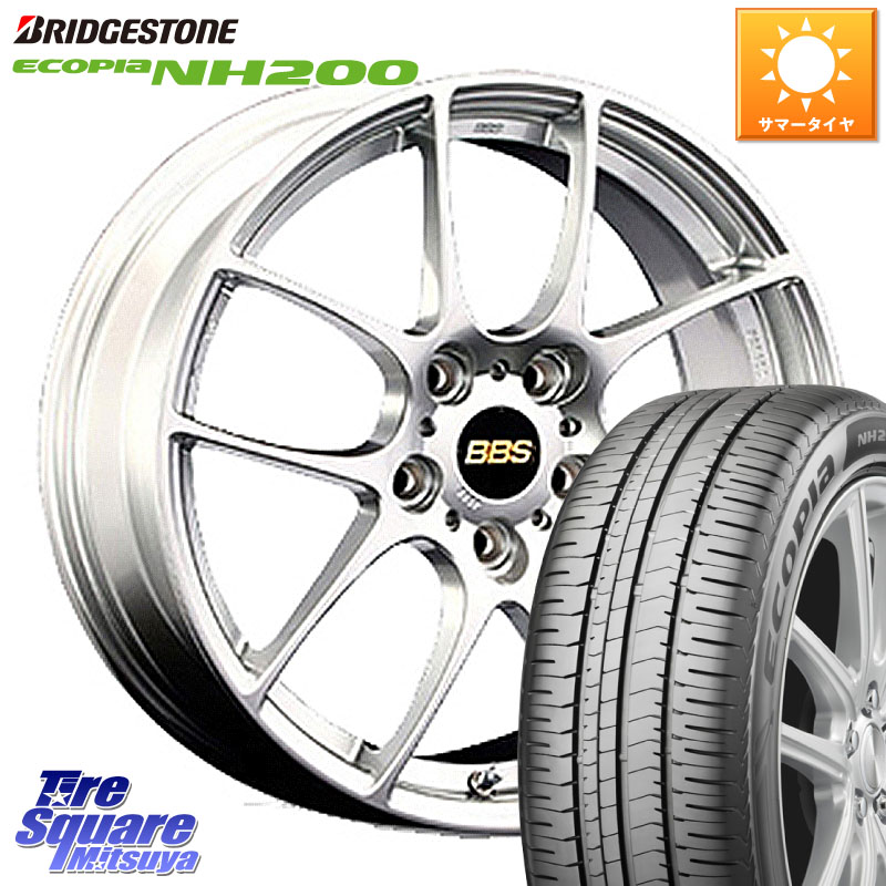 ブリヂストン ECOPIA NH200 エコピア サマータイヤ 215/45R17BBS RF 鍛造1ピース ホイール 17インチ 17X7.5J 48 5穴 100 カローラスポーツ 50系プリウス BRZ/86/GR86 CT レクサス GR 86 ハチロク 86 ハチロク|タイヤスクエアミツヤ