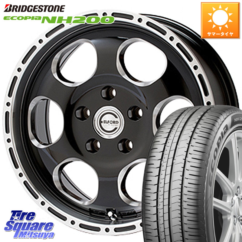 ブリヂストン ECOPIA NH200 エコピア サマータイヤ 205/60R16MEIWA Blood Stock One Piece ホイール 16インチ 16X7.0J 35 5穴 114.3 SAI インサイト|タイヤスクエアミツヤ