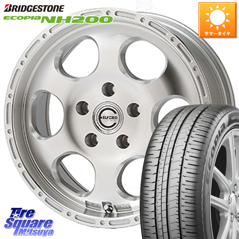 ブリヂストン ECOPIA NH200 エコピア サマータイヤ 205/60R16MEIWA Blood Stock One Piece ホイール 16インチ 16X7.0J 35 5穴 114.3 SAI インサイト|タイヤスクエアミツヤ