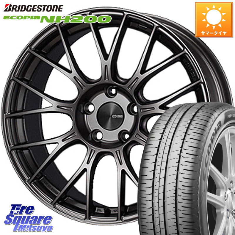 ブリヂストン ECOPIA NH200 エコピア サマータイヤ 195/60R15ENKEI エンケイ PerformanceLine PFM1 15インチ 15X5.5J 45 4穴 100 シビック|タイヤスクエアミツヤ
