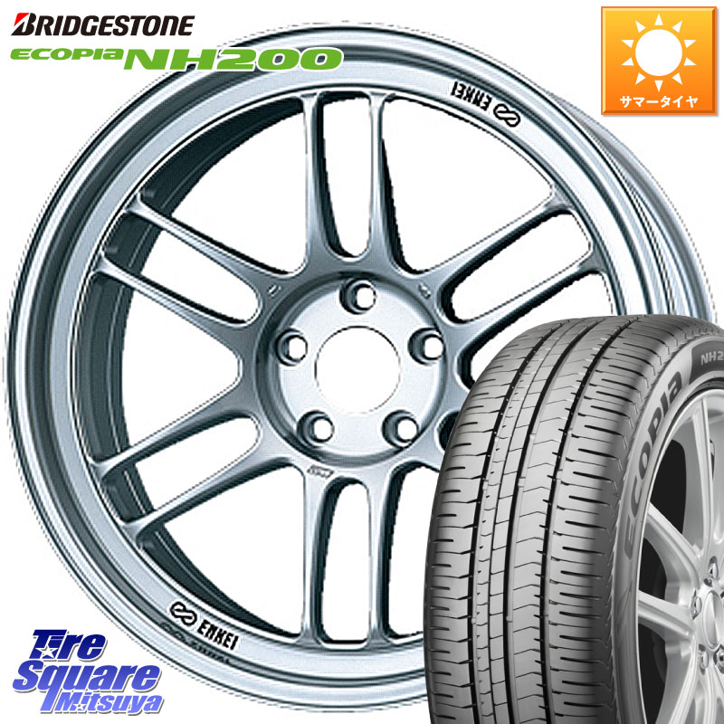 ブリヂストン ECOPIA NH200 エコピア サマータイヤ 215/50R17ENKEI エンケイ Racing RPF1 SILVER ホイール 17X7.0J 45 5穴 114.3 MAZDA3 レヴォーグ ZE1リーフ プリウスアルファ ジェイド シビック インサイト レヴォーグ LEVORG アクセラ MAZDA|タイヤスクエアミツヤ