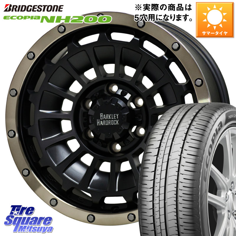 ブリヂストン ECOPIA NH200 エコピア サマータイヤ 215/45R17HotStuff ハードロック ローガン ホイール 17インチ 17X7.0J 38 5穴 114.3 リーフ LEAF 日産 ブレイド オーリス カローラルミオン｜タイヤスクエアミツヤ 100,045円