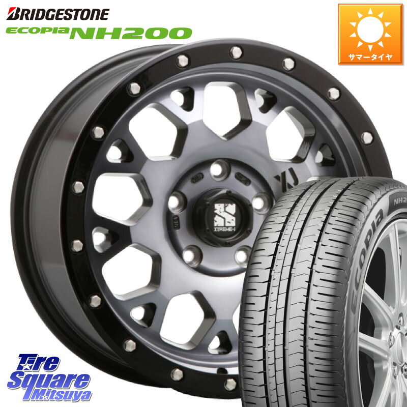 MLJ XJ04 XTREME-J エクストリームJ ホイール 16インチ 16 X 7.0J +35 5穴 114.3 ブリヂストン ECOPIA NH200 エコピア サマータイヤ 215/60R16