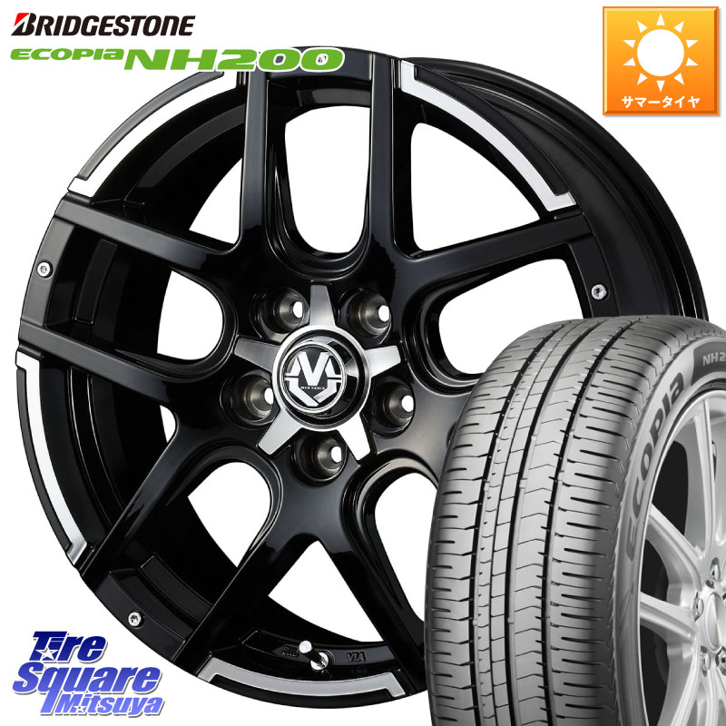 ブリヂストン ECOPIA NH200 エコピア サマータイヤ 215/50R17WEDS MUD VANCE 04 マッドヴァンス04 ホイール 17インチ 17X7.0J 45 5穴 114.3 MAZDA3 レヴォーグ ZE1リーフ プリウスアルファ ジェイド シビック インサイト レヴォーグ LEVORG アクセラ MAZDA|タイヤスクエアミツヤ
