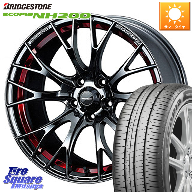 WEDS 72802 SA-20R SA20R ウェッズ スポーツ ホイール 18インチ 18 X 8.5J +50 5穴 114.3 ブリヂストン ECOPIA NH200 エコピア サマータイヤ 225/45R18
