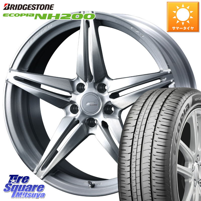 ブリヂストン ECOPIA NH200 エコピア サマータイヤ 225/45R18WEDS F ZERO FZ-3 FZ3 鍛造 FORGED ホイール18インチ エフゼロ 18X7.5J 48 5穴 114.3 RP6～8ステップワゴン CX-3 レヴォーグ P15キックス ZE1リーフ プリウスアルファ RC系オデッセイ前期｜タイヤスクエアミツヤ