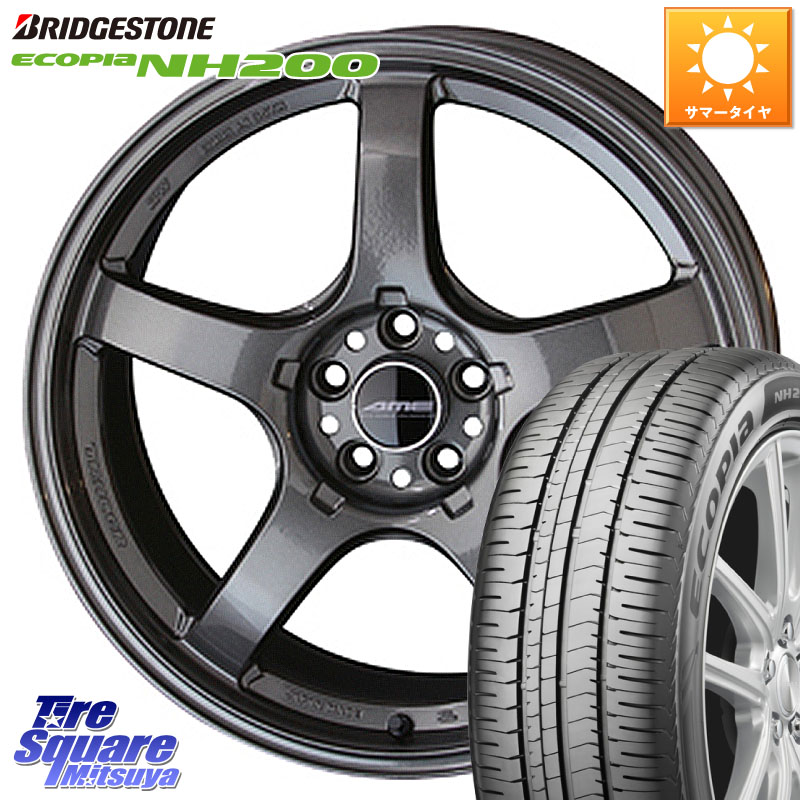 KYOHO 【欠品次回5月中旬】TRACER GT-V GB ホイール 17インチ 17 X 7.5J +44 5穴 100 ブリヂストン ECOPIA NH200 エコピア サマータイヤ 225/45R17 BRZ・86・GR86