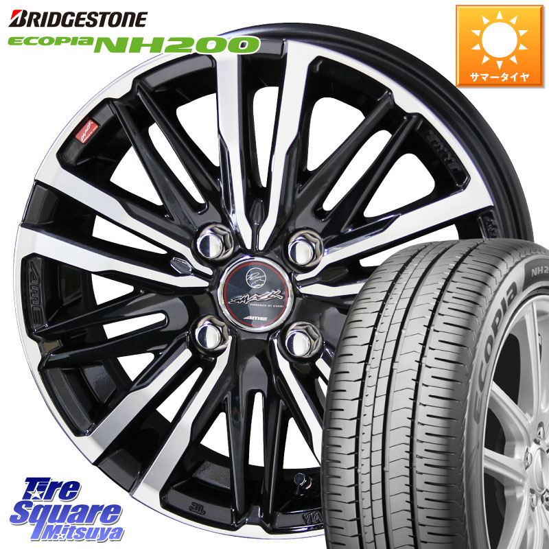 ブリヂストン ECOPIA NH200 エコピア サマータイヤ 195/65R15KYOHO 【欠品次回8月上旬】SMACK CREST スマック クレスト ホイール 15インチ 15X5.5J 43 4穴 100 E13オーラ ブルーバードシルフィ 日産 カローラフィールダー カローラアクシオ｜タイヤスクエアミツヤ