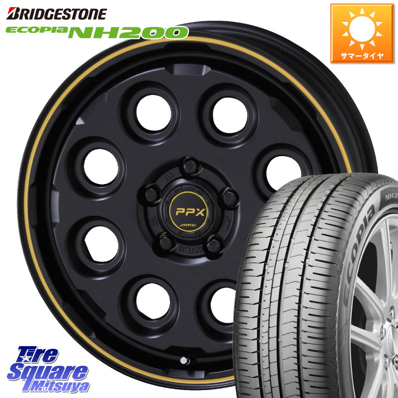 KYOHO PPX MIL:8 ホイール 4本 16インチ 16 X 7.0J +38 5穴 114.3 ブリヂストン ECOPIA NH200 エコピア サマータイヤ 205/55R16 GRヤリスRSノーマルキャリパー