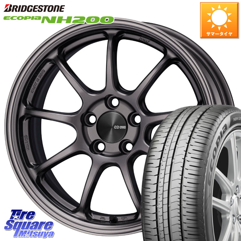 ブリヂストン ECOPIA NH200 エコピア サマータイヤ 195/55R16ENKEI PerformanceLine PF09 ホイール 16インチ 16X7.0J 48 5穴 100 アリオン｜タイヤスクエアミツヤ