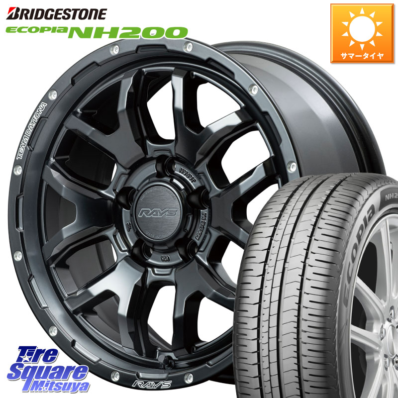 RAYS 【欠品次回9~10月】 レイズ DAYTONA デイトナ F6 Boost N1 17インチ 17 X 7.0J +40 5穴 114.3 ブリヂストン ECOPIA NH200 エコピア サマータイヤ 225/50R17 WRX S4(VBH)