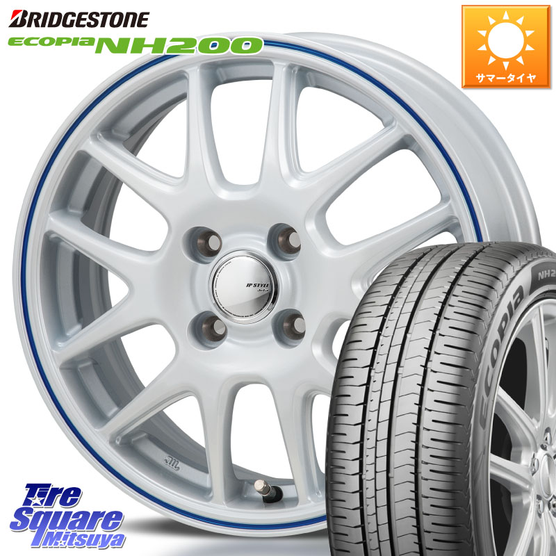 MONZA JP STYLE Jefa ジェファ 15インチ 15 X 5.5J +43 4穴 100 ブリヂストン ECOPIA NH200 エコピア サマータイヤ 195/65R15 E13オーラ