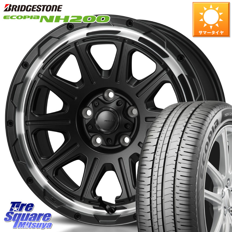ブリヂストン ECOPIA NH200 エコピア サマータイヤ 225/45R17MONZA HI-BLOCK REGULES 17インチ 17X7.5J 41 5穴 114.3 GRヤリスRSノーマルキャリパー ブレイド IS レクサス｜タイヤスクエアミツヤ